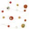 Multi Color Wool Felt Pumpkin Garland for Halloween and Autumn Decor